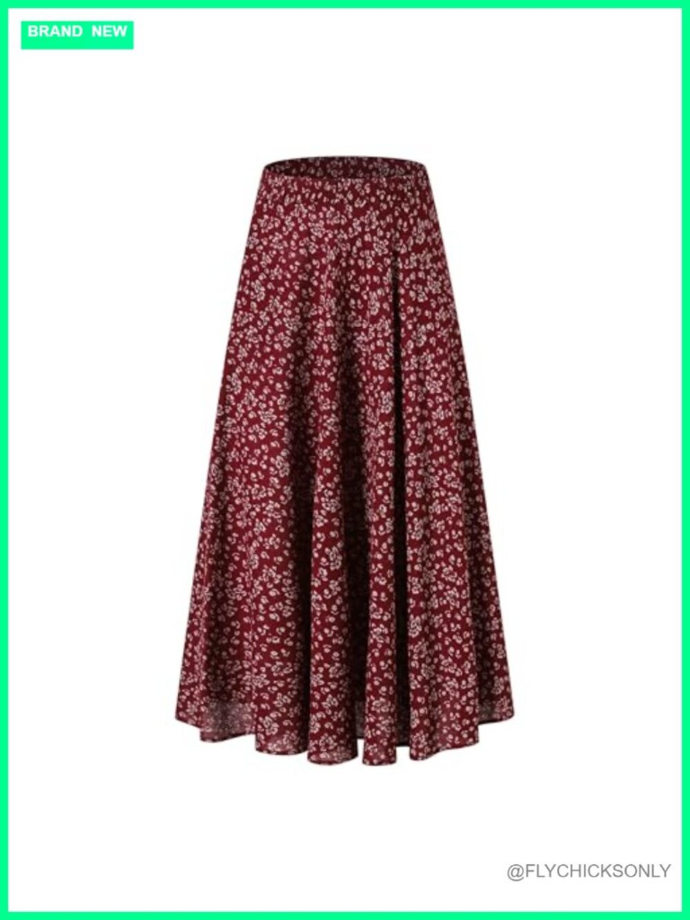SANGTREE Women's Cotton Linen Maxi Boho Flowy Long Skirt
